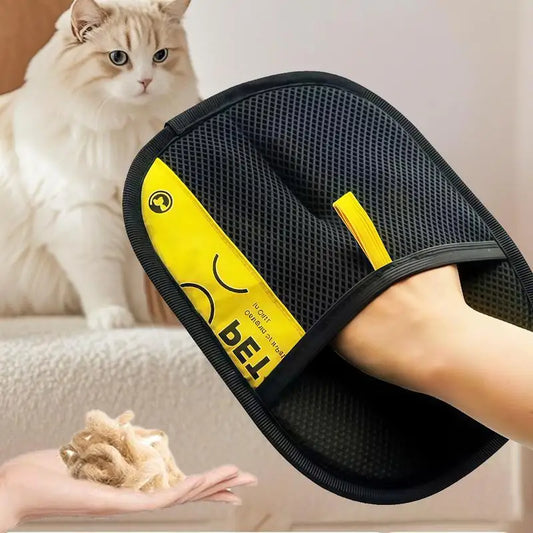 Electrostatic Pet Hair Removal Glove – Instantly Removes Fur from Furniture & Cars
